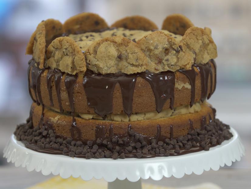 The Ultimate Cookie Dough Cake Recipe Food Network Kitchen Food Network