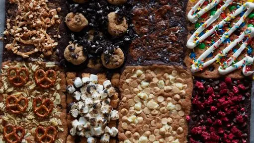 Eight Flavor Sheet Pan Brownie Cookie Bars