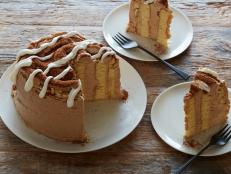 Food Network Kitchen’s Giant Cinnamon Bun Layer Cake.