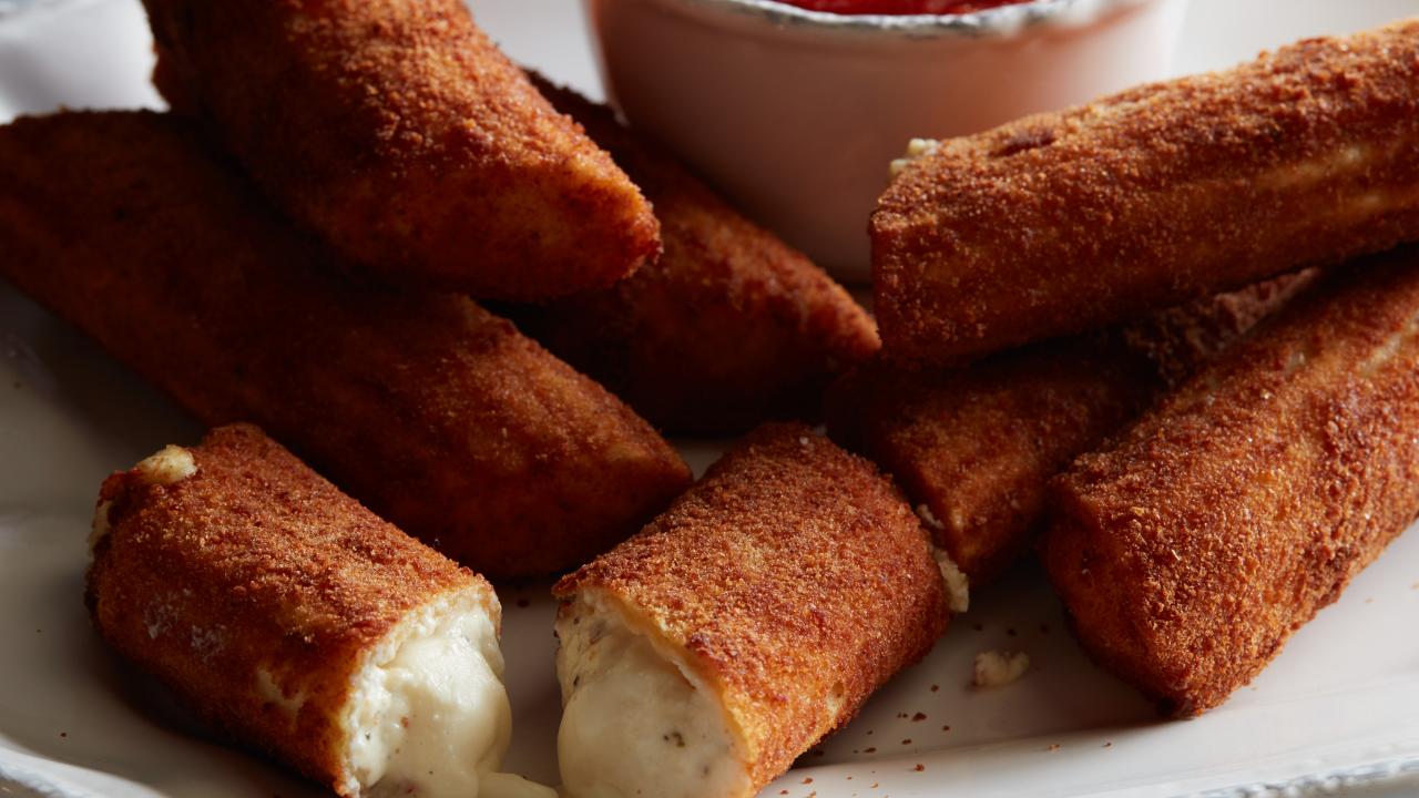Fried Manicotti Dippers