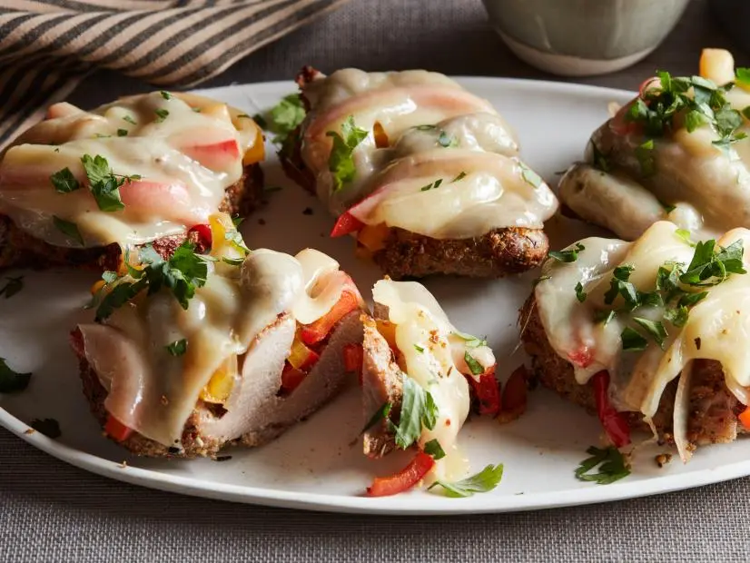 Food Network Kitchen’s “Sausage” and Pepper Hasselback Pork Tenderloin.