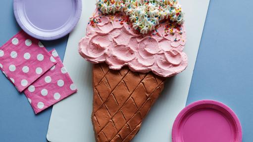 Ice Cream Cone Pull-Apart Cupcake Cake Recipe | Food Network Kitchen | Food  Network