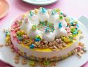 Food Network Kitchen’s Lucky Charms Cheese Cake.