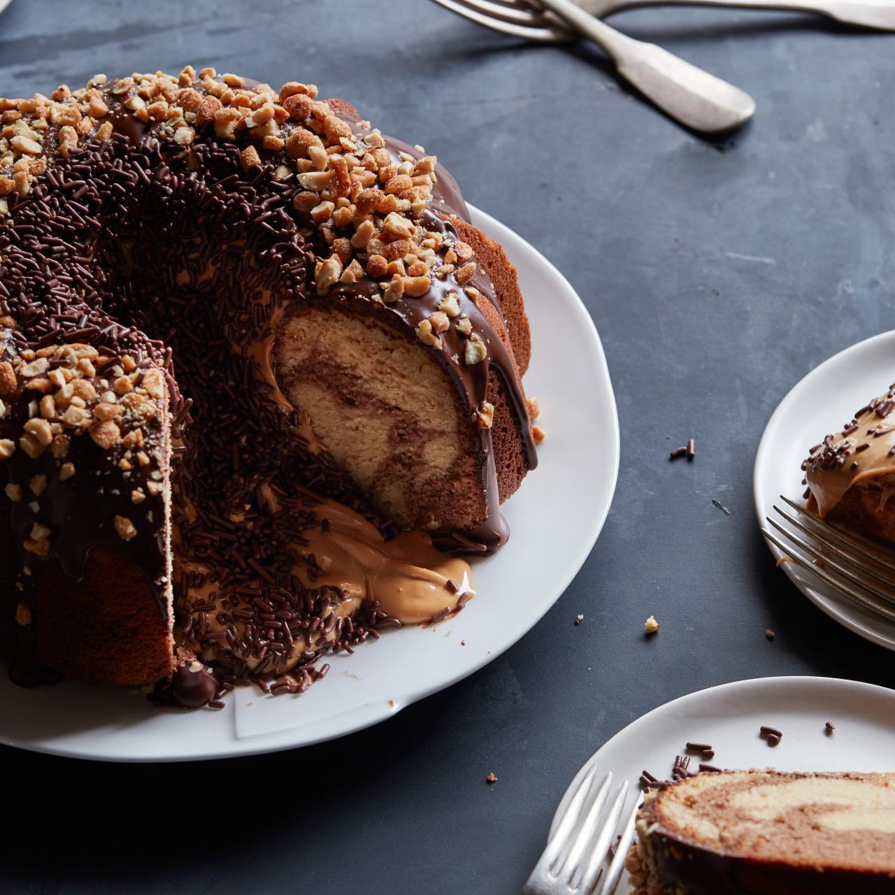 Giant Chocolate-Peanut Butter Cookie Cake Recipe, Food Network Kitchen