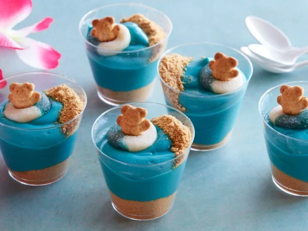 Food Network Kitchen’s Ocean Pudding Cups.