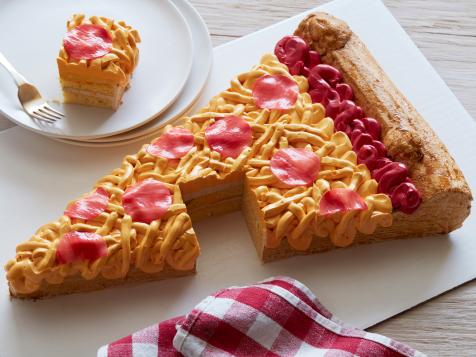 Giant Pizza Slice Cake