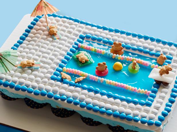 Pull Apart Pool Cupcake Cake Recipe Food Network Kitchen Food Network - show me a roblox cake