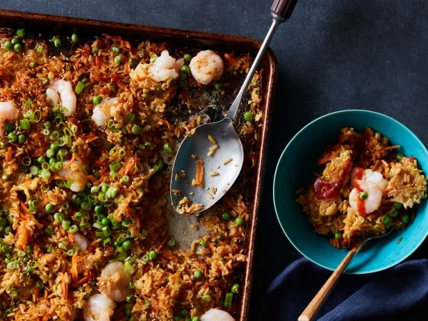 Food Network Kitchen Sheet Pan Fried Rice.