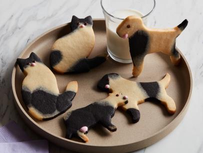 Food Network Kitchen’s Black and White Spotted Animal Cookies.