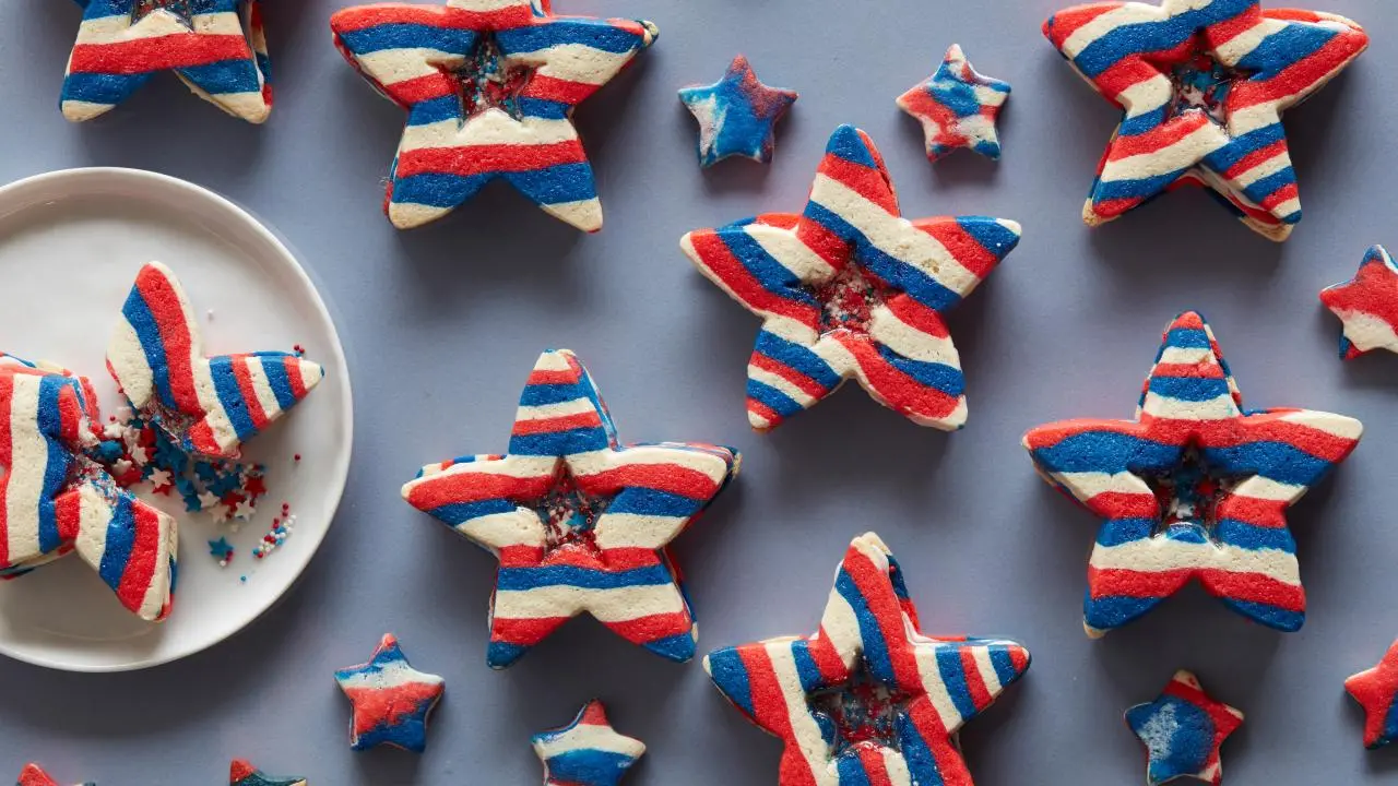 Stars and Stripes Pinata Cookies
