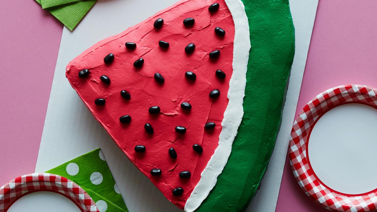 Watermelon Cupcake Cake