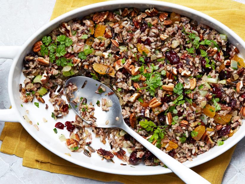 Cranberry-Pecan Wild Rice Stuffing Recipe | Food Network Kitchen | Food ...