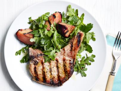 Grilled Pork Chops With Plum-Ginger Chutney Recipe | Food Network ...