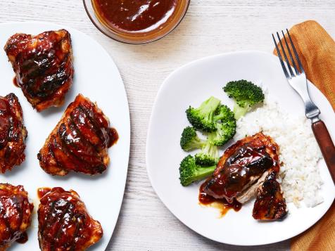 Hoisin-BBQ-Glazed Chicken Thighs