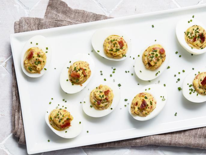 BaconStuffed Deviled Eggs Recipe Food Network Kitchen Food Network