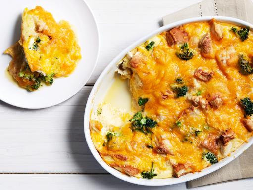 Broccoli And Cheddar Strata Recipe | Food Network Kitchen | Food Network