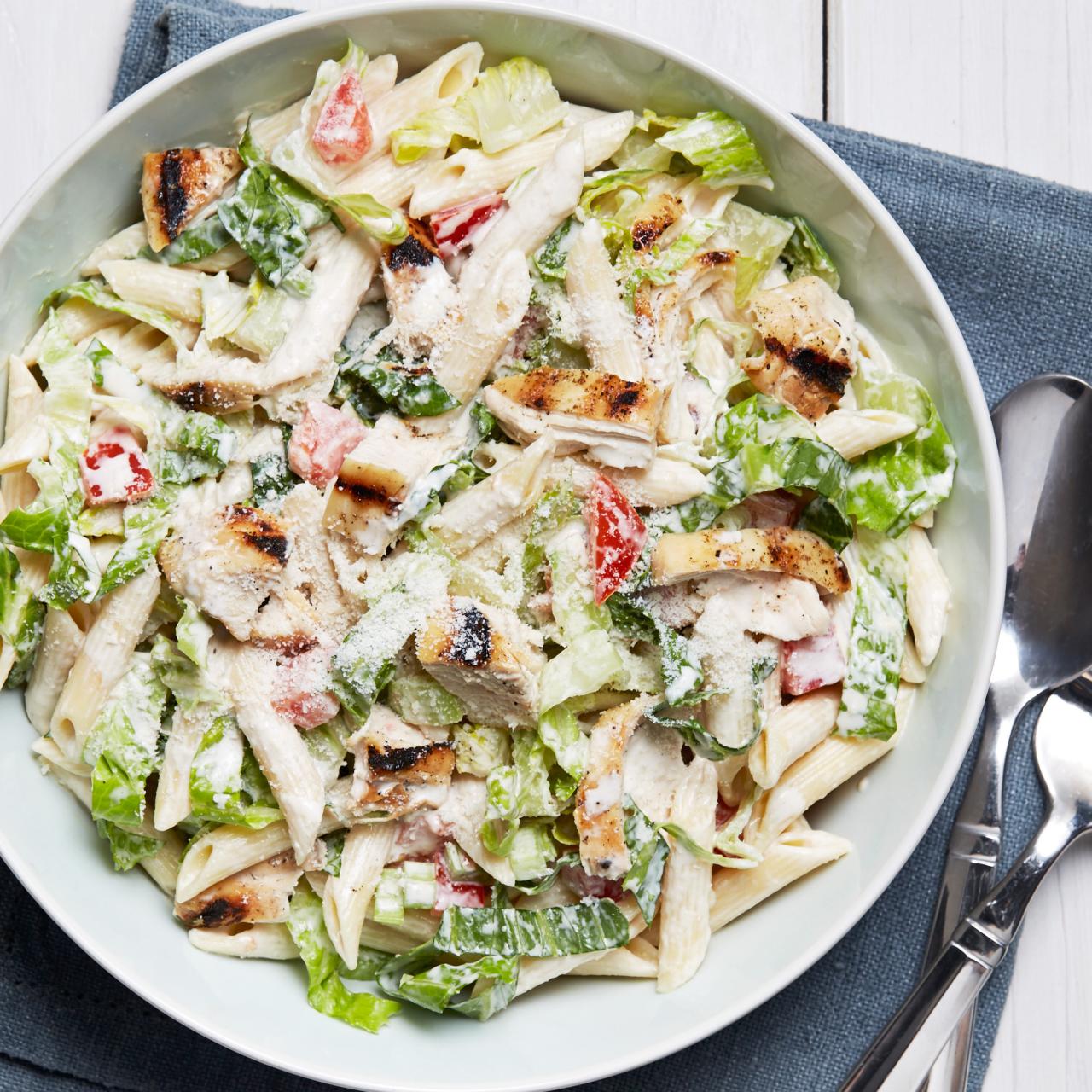 Chicken Caesar Pasta Salad 