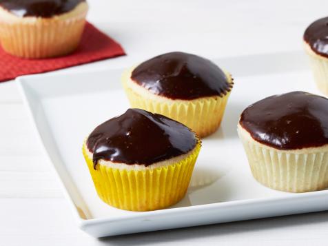 Chocolate-Glazed Yellow Cupcakes