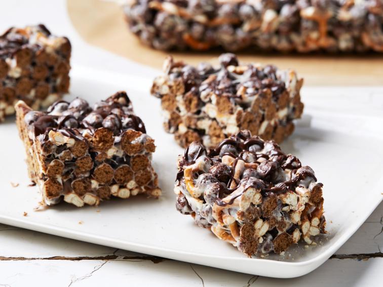ChocolatePretzel Cereal Treats Recipe Food Network Kitchen Food