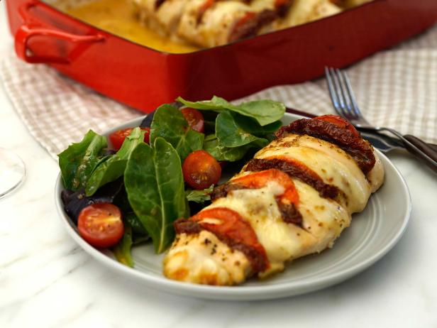 Cheesy hasselback chicken recipe