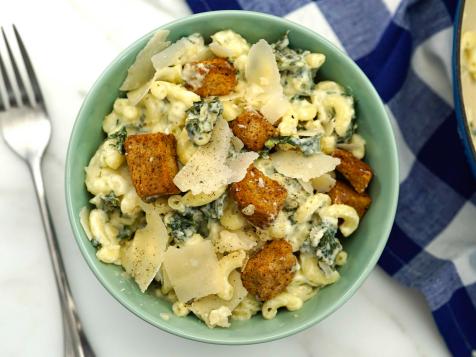 Kale Caesar Mac and Cheese