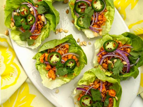 Thai Chicken Lettuce Wraps