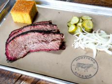 <p>Chef-Owner Billy Durney offers his unique spin on classic barbecue that&rsquo;s inspired by the mix of cultures found in his home borough of Brooklyn. "It really is a melting pot," says Jonathon Sawyer, who is a fan of the Korean Sticky Ribs and the Lamb Belly. Michael Symon was won over by the inventive Lamb Belly Banh Mi. A buttery baguette comes slicked with a honey-tinged hot sauce and loaded with cilantro, pickled vegetables and smoked lamb belly that Michael says &ldquo;literally melts in your mouth.&rdquo;</p>