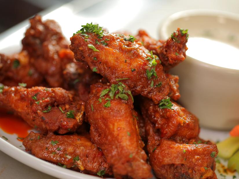 Hot Wings as Served at Rocco's Little Chicago Pizzeria in Tucson, Arizona as seen on Food Network's Diners, Drive-Ins and Dives episode 2810.