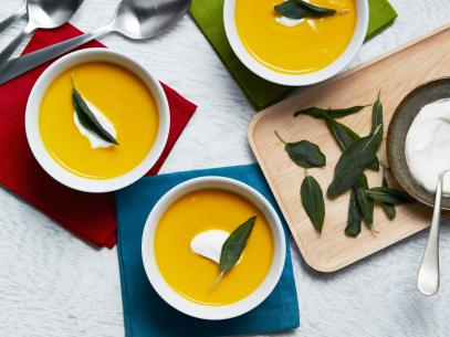 Carrot Soup with Crispy Sage-image