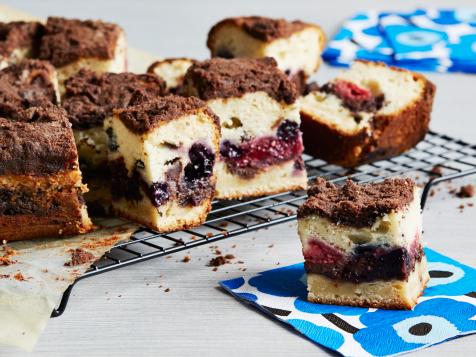 Chocolatey Berry Coffee Cake