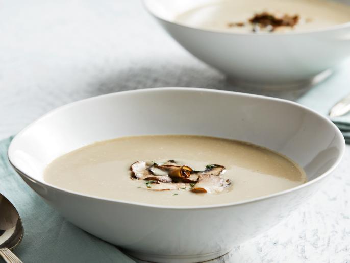 Creamy Two-Mushroom Soup Recipe | Food Network Kitchen | Food Network