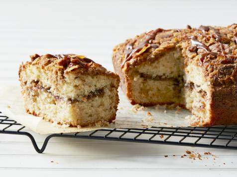 Dulce de Leche Coffee Cake with Cornflake Crumbs