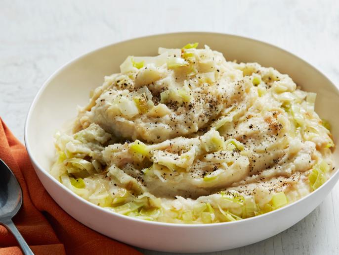 Garlicky Mashed Potatoes with Leeks Recipe Food Network Kitchen