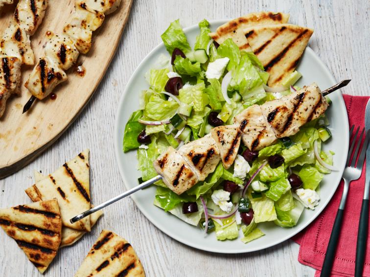 Grilled Chicken Greek Salad Recipe Food Network Kitchen Food Network