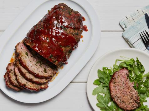 Kale and Walnut Meatloaf with Sweet and Tangy Glaze