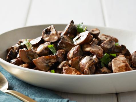 Stir-Fried Mushrooms with Ketchup-Ginger Sauce