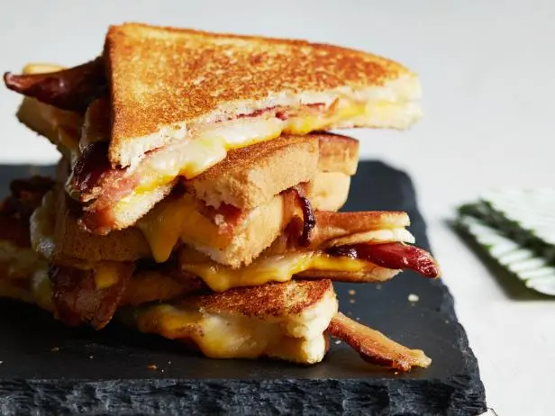 sandwich様4点おまとめページ Grilled Cheese Sandwiches with Bacon Recipe | Food Network