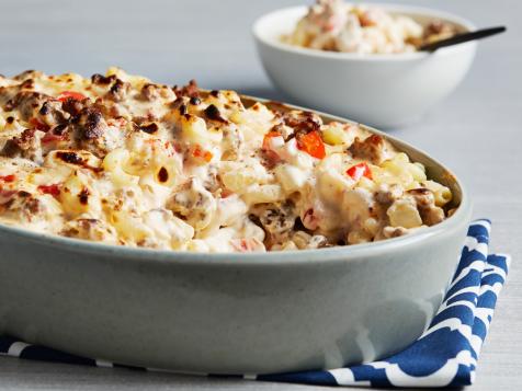 Macaroni and Cheese with Sausage