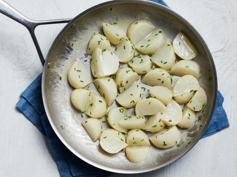 Sweet-and-Sour Skillet Glazed Turnips