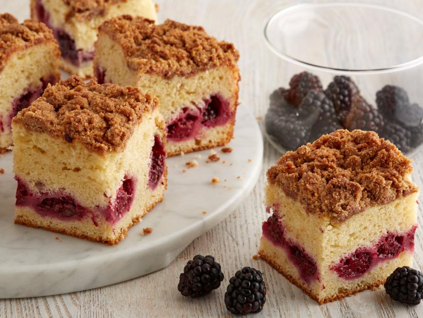 Blackberry Sour Cream Coffee Cake Recipe | Food Network Kitchen | Food ...