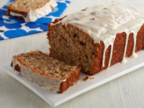 Apple-Almond-Coconut Quick Bread with Lemon Glaze