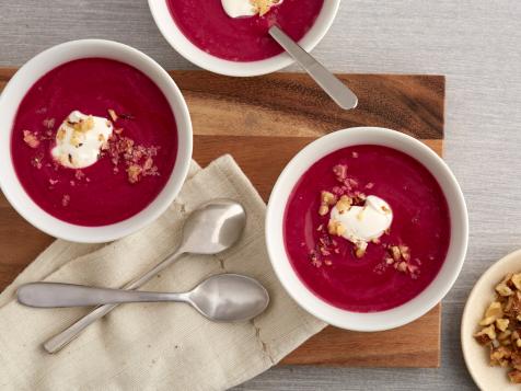 Beet, Ginger and Red Cabbage Soup