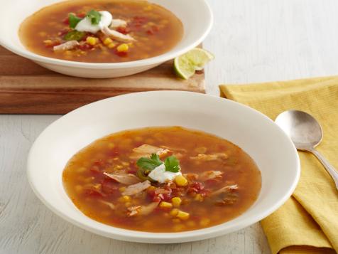Green Chile Chicken and Corn Soup