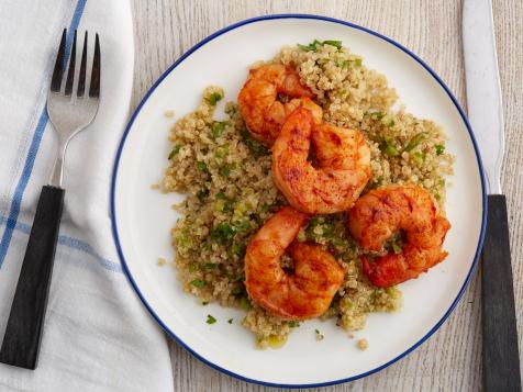 Spicy Shrimp with Ginger Lime Quinoa