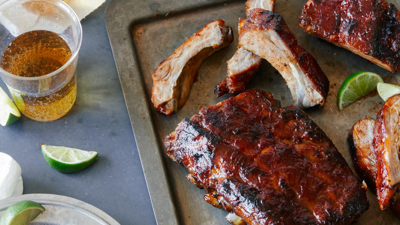 Marinated clearance bbq ribs