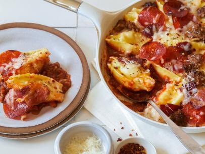 Food Network Kitchen - Meat Lovers Pizza Stuffed Shells