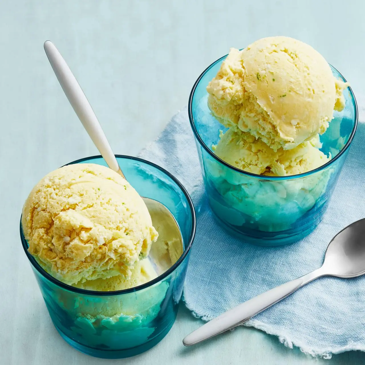 Zesty No-Churn Mango-Coconut-Lime Ice Cream