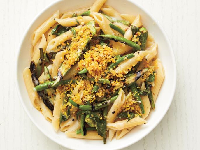 Penne with Grilled Okra and Green Beans Recipe Food Network Kitchen