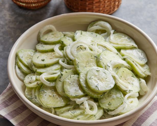 Creamy Cucumber Salad With Sour Cream Recipe Food Network Kitchen Food Network