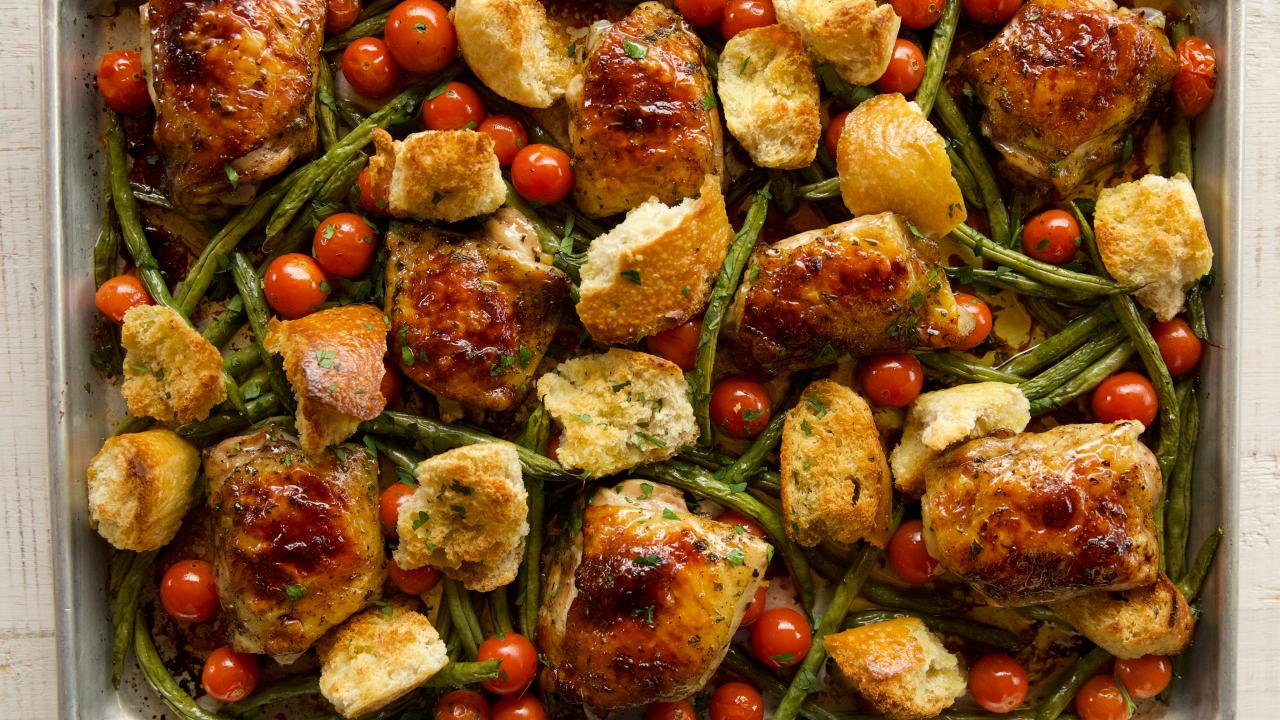 Italian Chicken Sheet Pan Supper Recipe | Ree Drummond | Food Network
